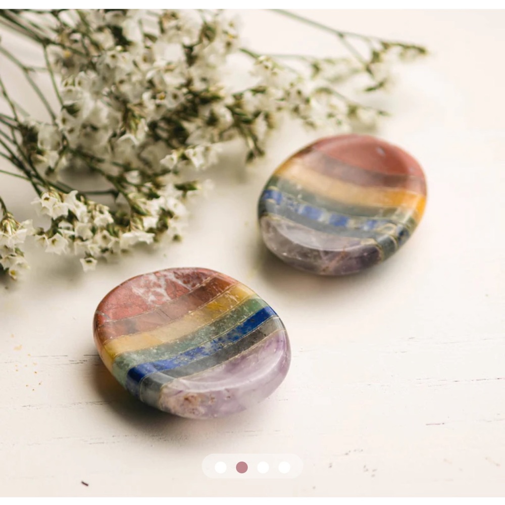 Tiny Rituals Chakra Worry Stone - Picture 2 of 5